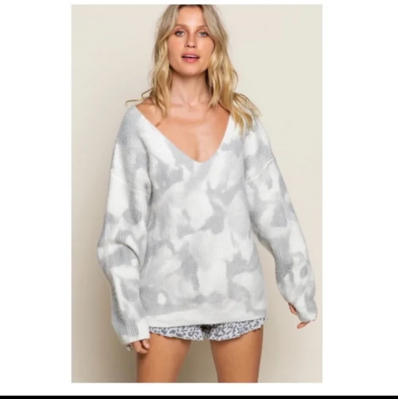 POL Dip-dyed Knitted Sweater - Picture 3 of 9